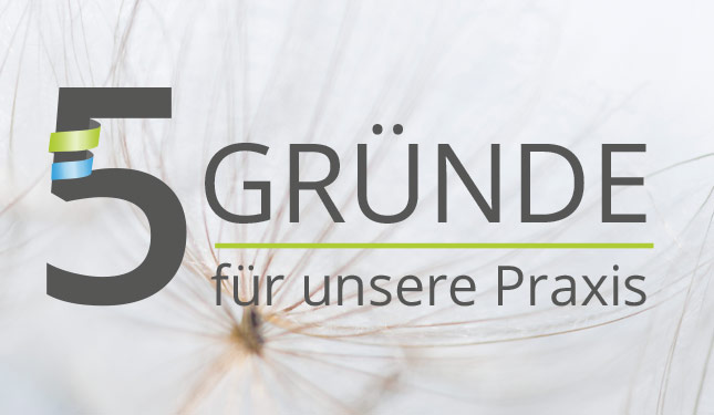 5 Gründe für die Zahnarztpraxis R. Schulte in Aldenhoven